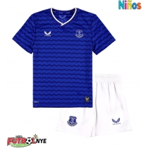 Camiseta Everton Primera Equipación para niños 2025-26 manga corta (+ pantalones cortos)
